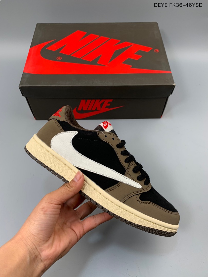 Travis Scott x Air Jordan 1 low AJ1 Joe 1 TS Co branded Barbed Men s and Women s Size36 36.5 37.5 38 38.5 39 40 40.5 41 42 42.5 43 44 44.5 45 46 47 Men s Fashion Footwear on Carousell
