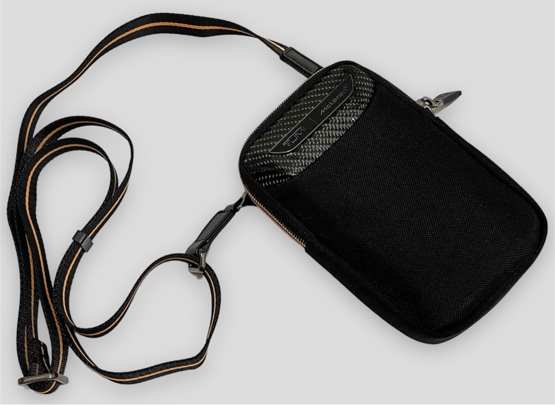 Tumi × Mclaren Carbon Fiber Black Ballistic Nylon Sling Bag, Men's