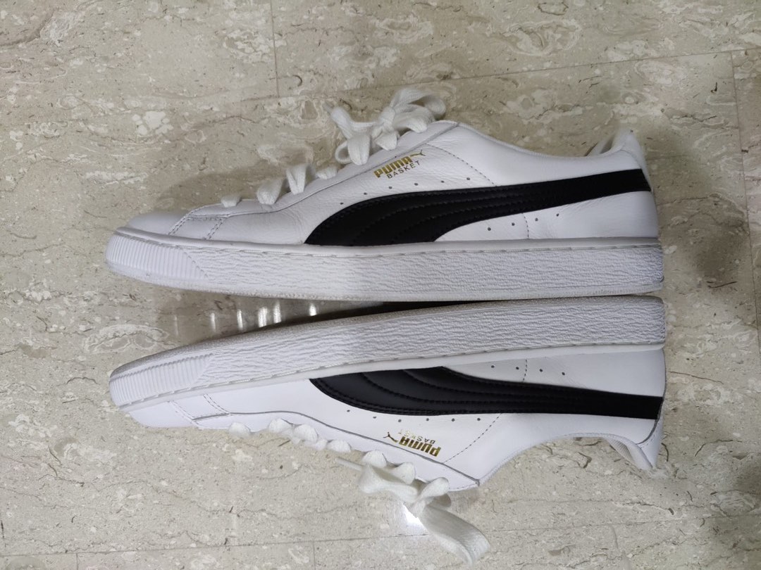 Puma basket classic sale lfs white black