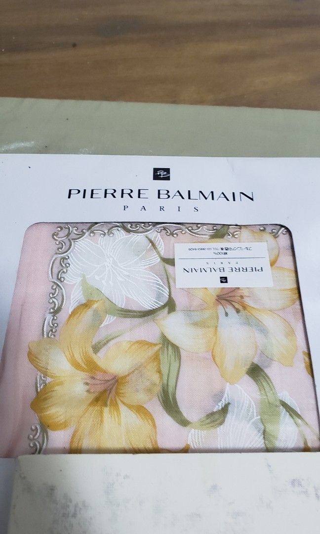 Valentino and balmain (Category: Luxury Accessories) located in Manila. Submitted by mistej (Listing ID 1277105003, Image 2). Description: valentino garavani and pierre balmain authentic guaranteed handkerchief japan thrifted.