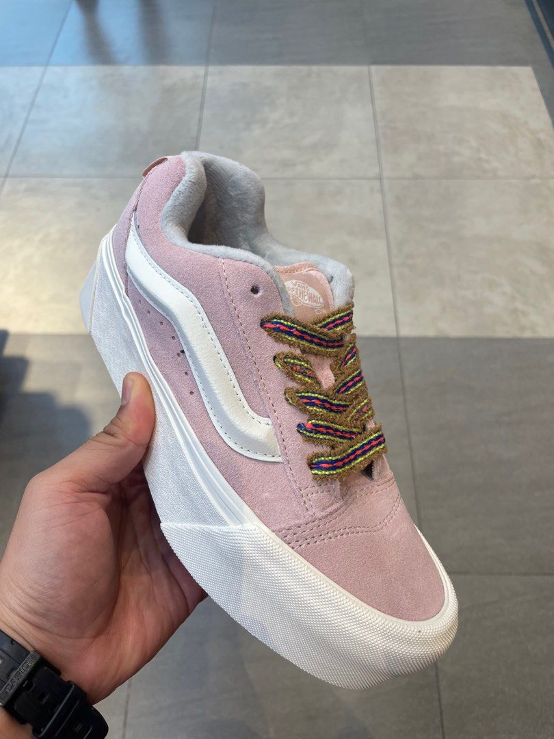 Vans Knu Skool Stacked pink Women s Fashion Footwear Sneakers
