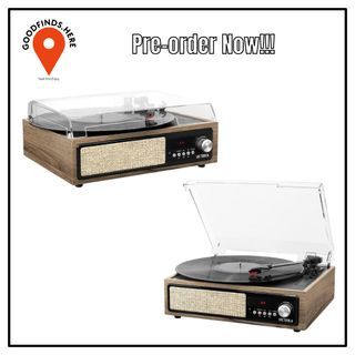 Victrola 3-in-1 Bluetooth Record Player with Built in Speakers and 3-Speed Turntable Preorder