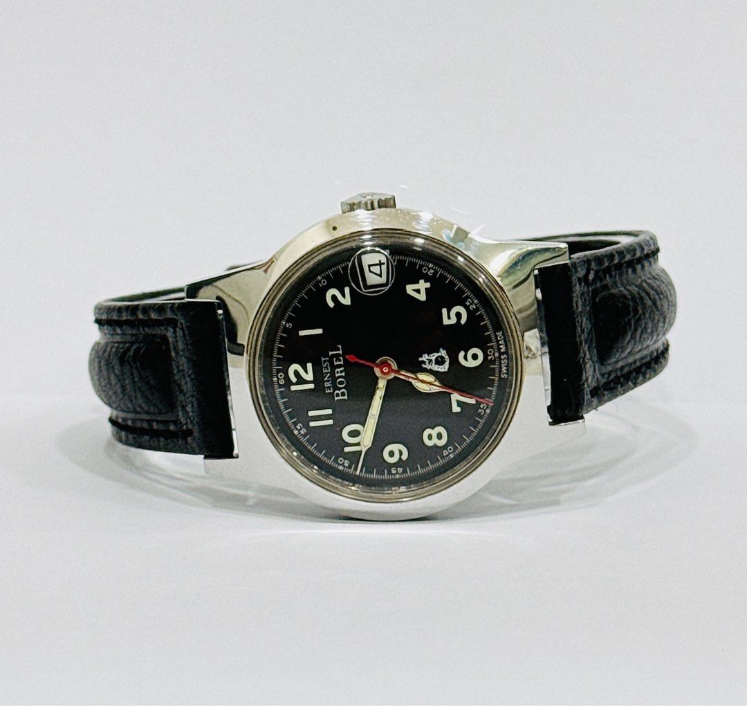 Vintage ERNEST BOREL Winding Watch W0812 Hobbies Toys Memorabilia Collectibles Vintage Collectibles on Carousell