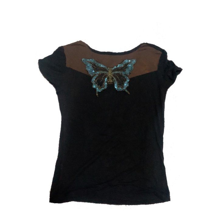morgan de toi butterfly top