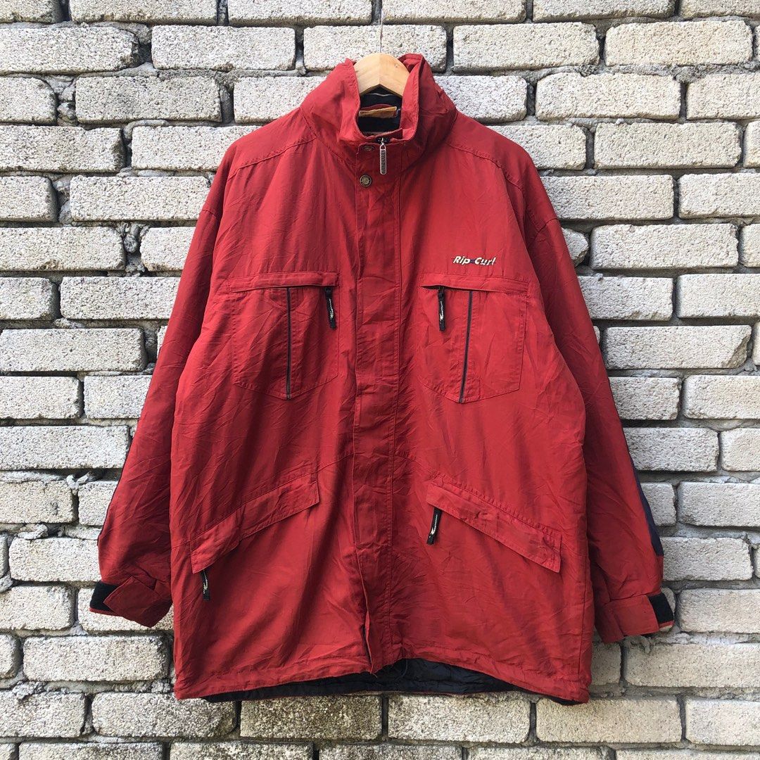 Vintage Rip Curl No Flat Earth Jacket Men s Fashion Coats