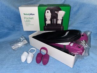 Welch Allyn Pocket Otoscope and Ophthalmoscope Set (plum)