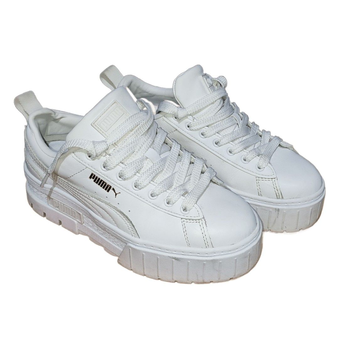 White puma platform trainers new arrivals