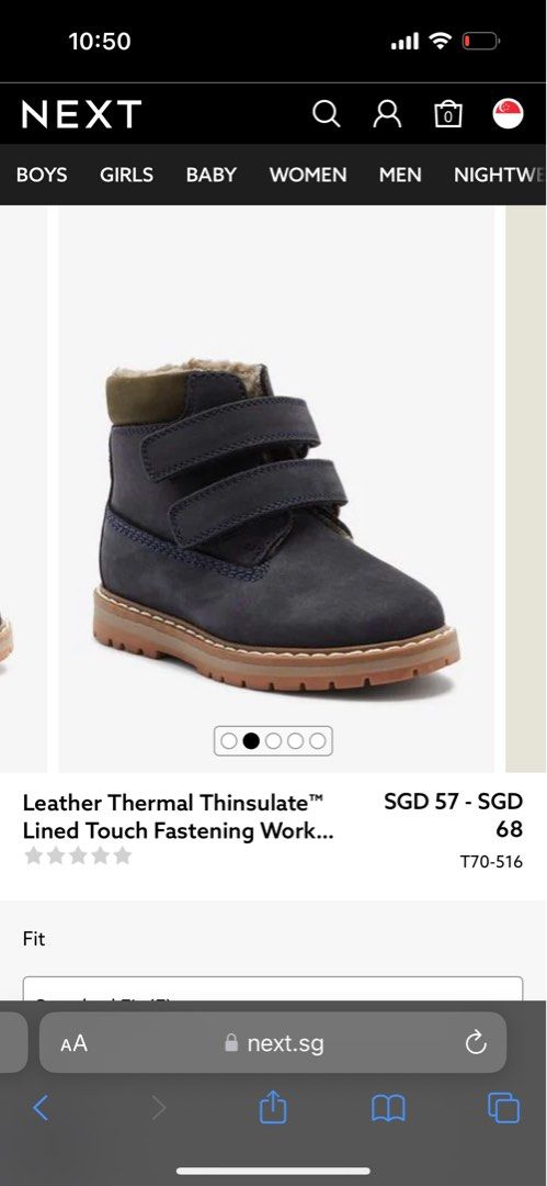 Next girls sale black boots