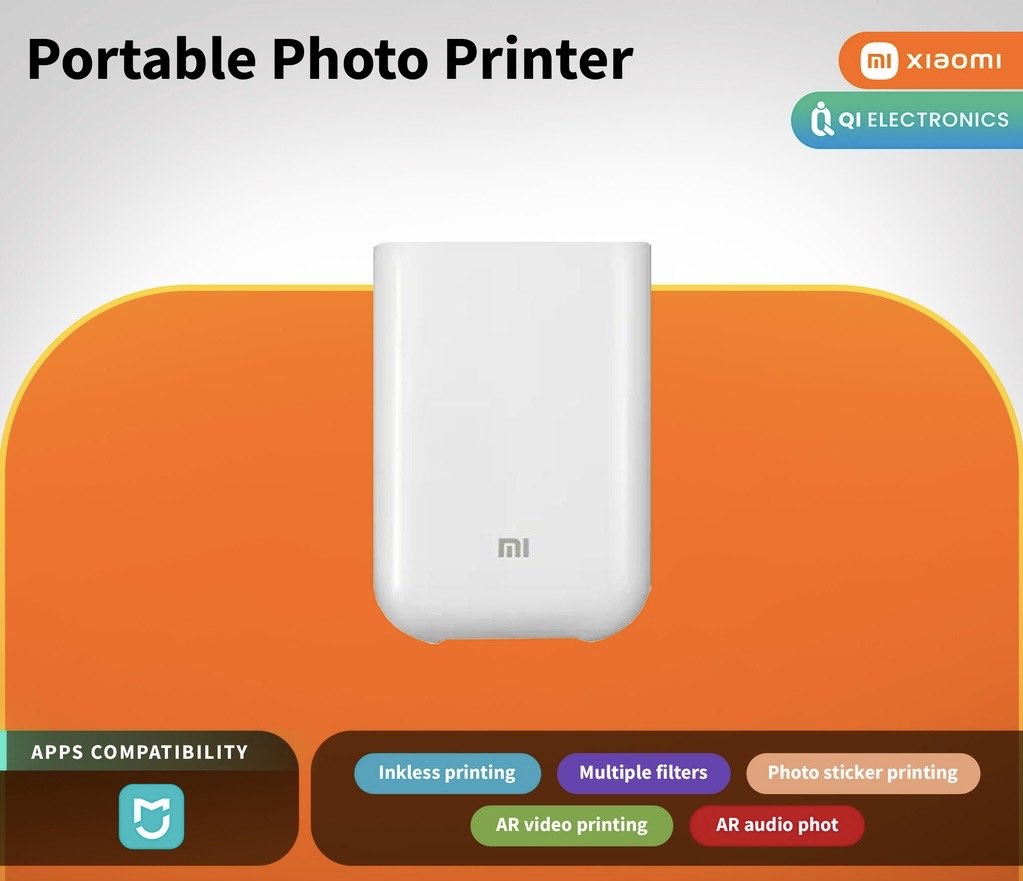 Xiaomi Mi Portable Photo Printer, Computers & Tech, Printers, Scanners ...
