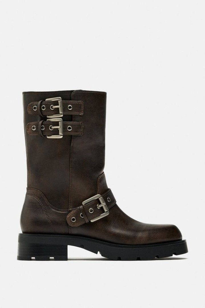 Zara deals motorcycle boots