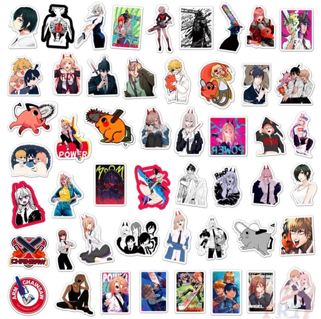 Mixed Anime Sticker Pack Set of 100 Waterproof Vinyl Stickers Anime Stickers  Top Anime Stickers 