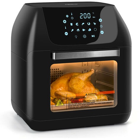 Yeeyo Electric Air Fryer Rotisserie Oven 10-in-1 Fryer 12 Litre 1500W