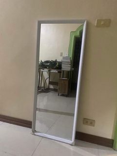 50x125cm (4ft) White Wall Mirror