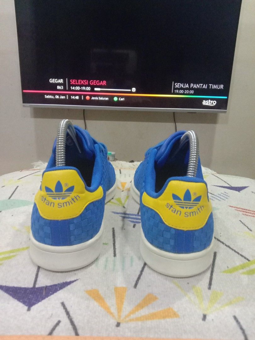 Adidas stan 2025 smith woven blue