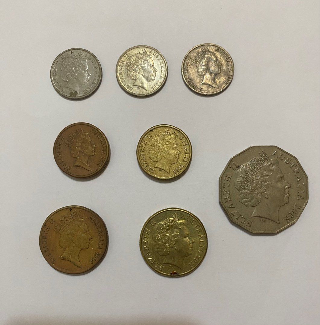 澳洲硬幣，有緣者自行出價, 興趣及遊戲, 收藏品及紀念品, 錢幣- Carousell