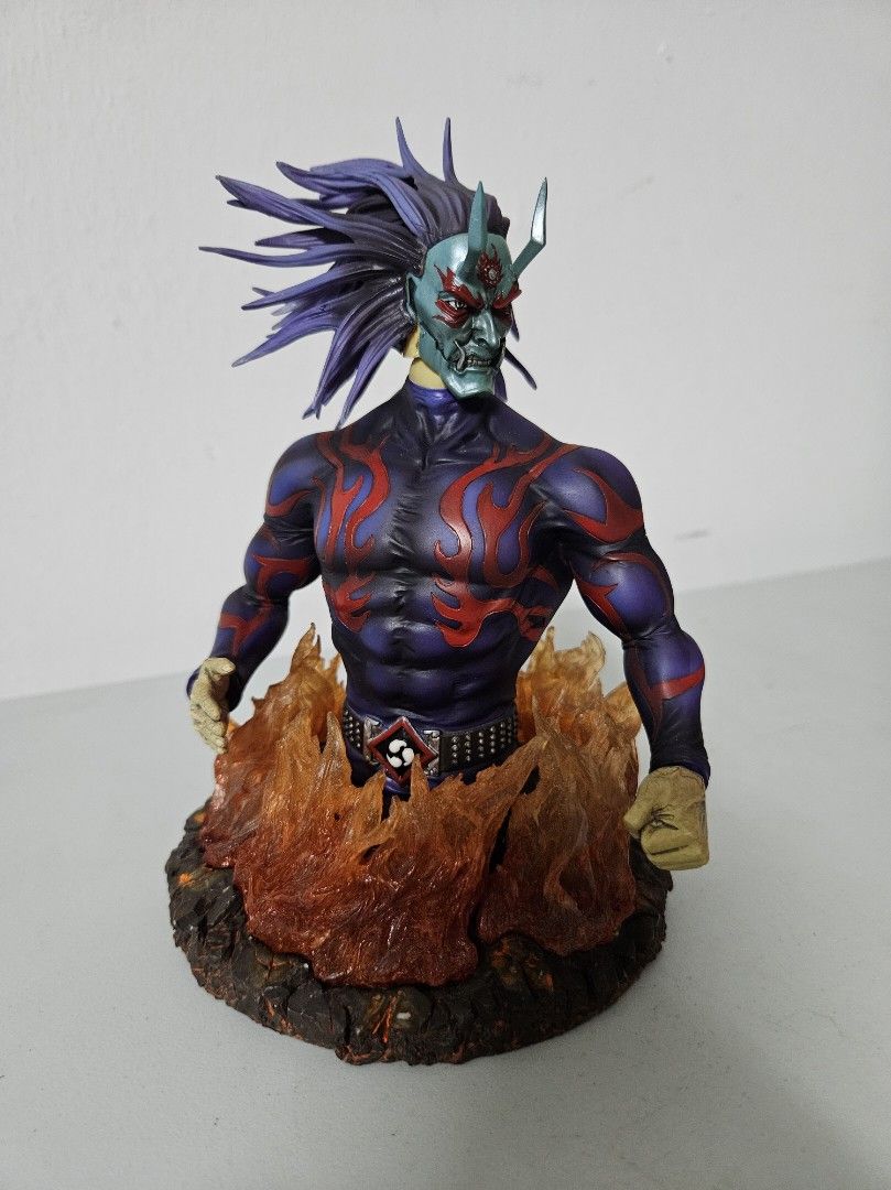 火云邪神半身首辦 龙虎门 黄玉郎 香港漫画 Huo Yun Xie Shen Bust Statue Long Hu Men Hong ...