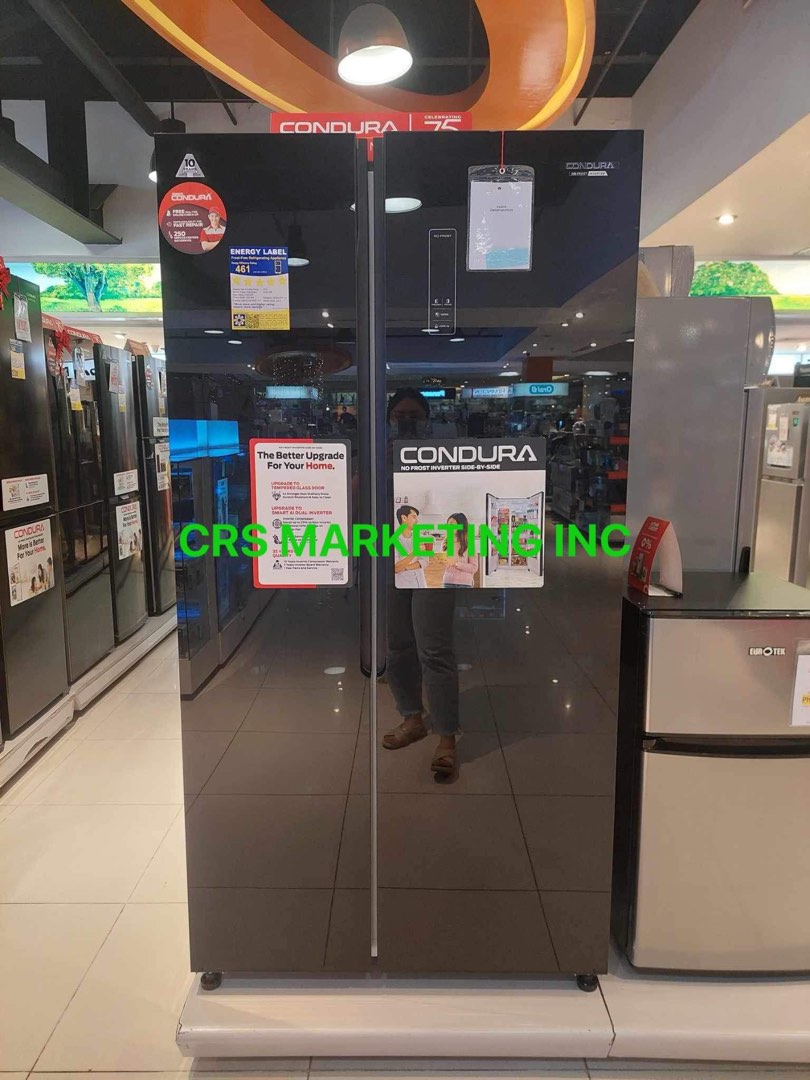 🧿 CONDURA SIDE BY SIDE NO FROST INVERTER REFRIGERATOR CSS472i CSS564i