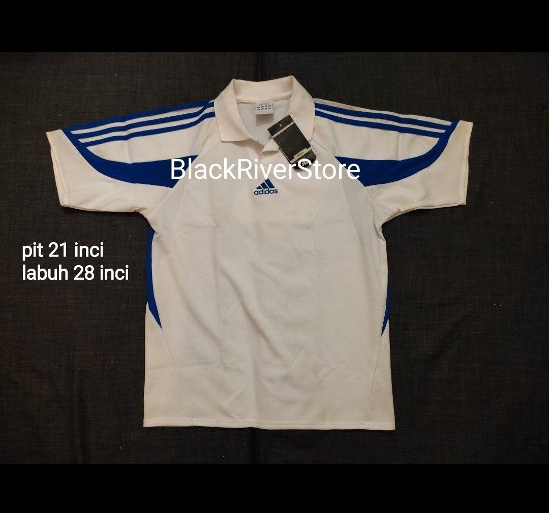 Adidas Collar Jersey, Men's Fashion, Activewear on Carousell