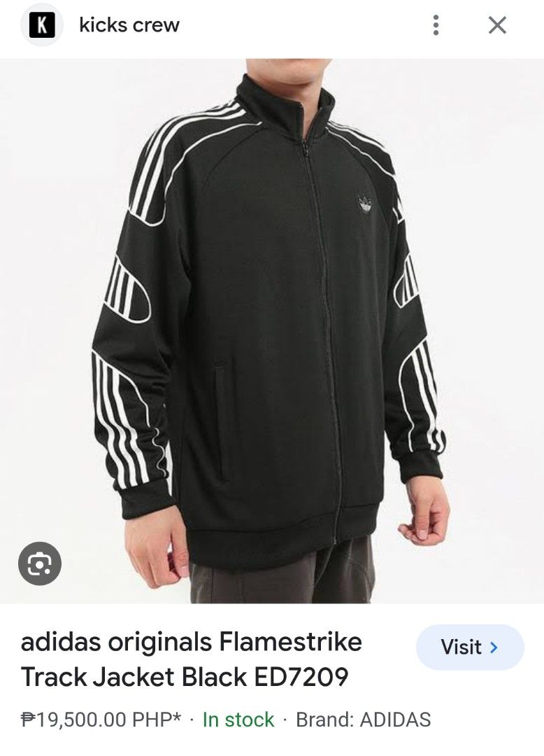 Adidas flamestrike track shop jacket