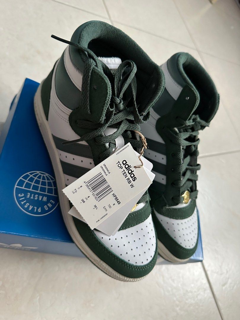 Adidas Originals Top Ten Rb White Green Oxide HP9549