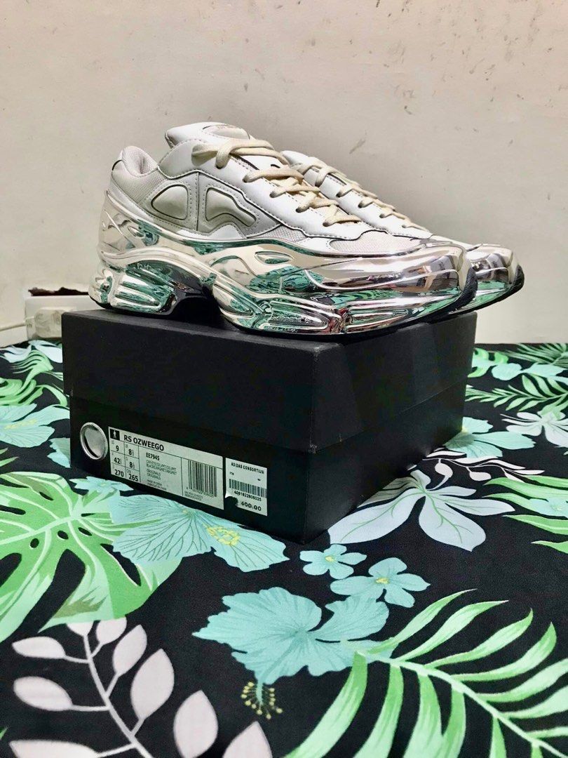 Adidas raf online simons ozweego silver