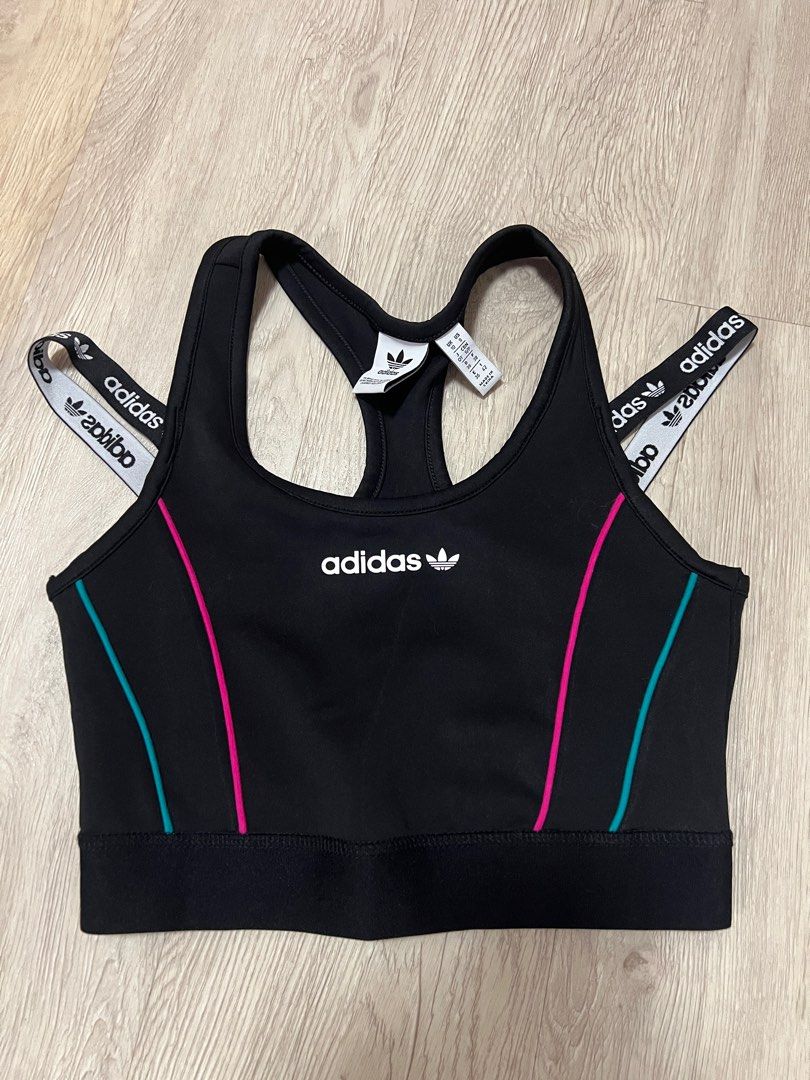 Adidas originals clearance ribbed bra top