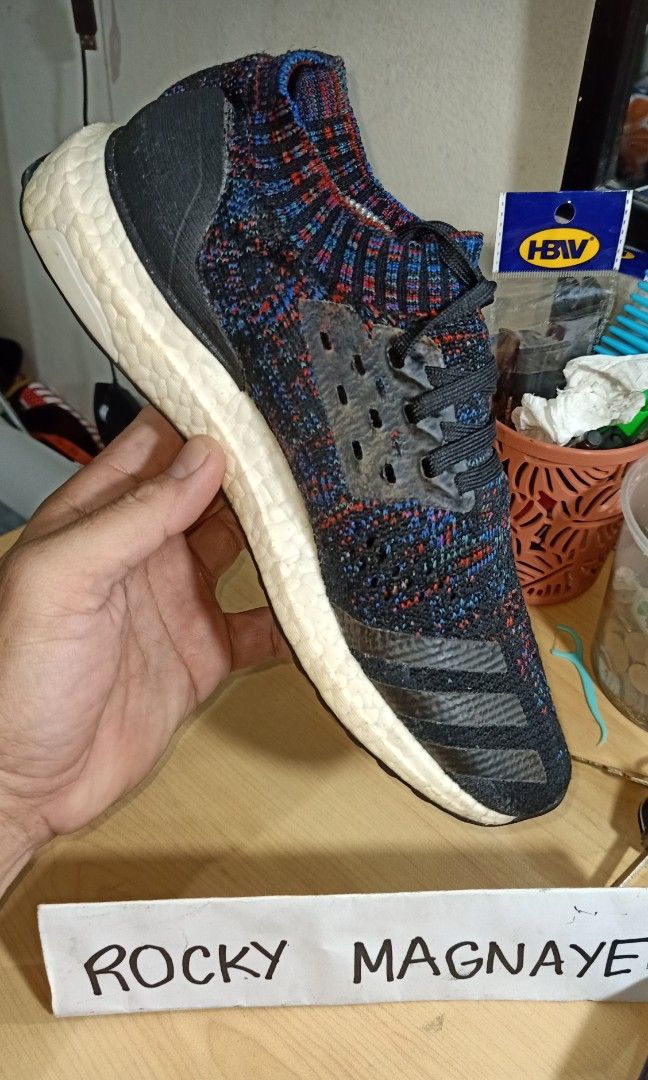 Adidas ultraboost uncaged core 2025 black active red blue