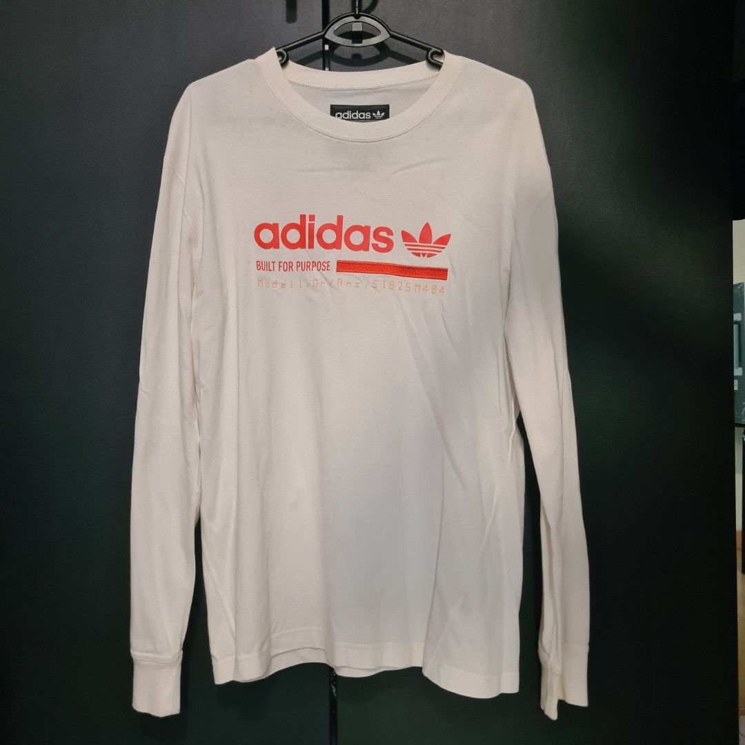 Adidas White Long Sleeve T Shirt