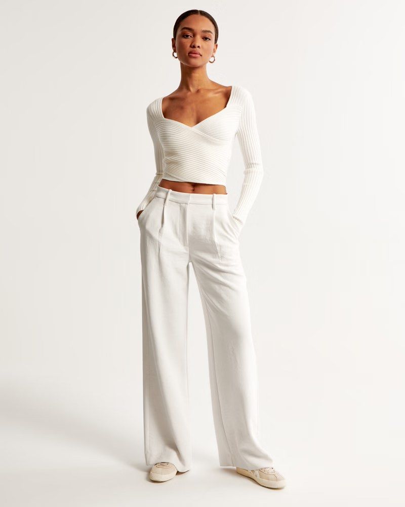 Loft wrap sweater outlet