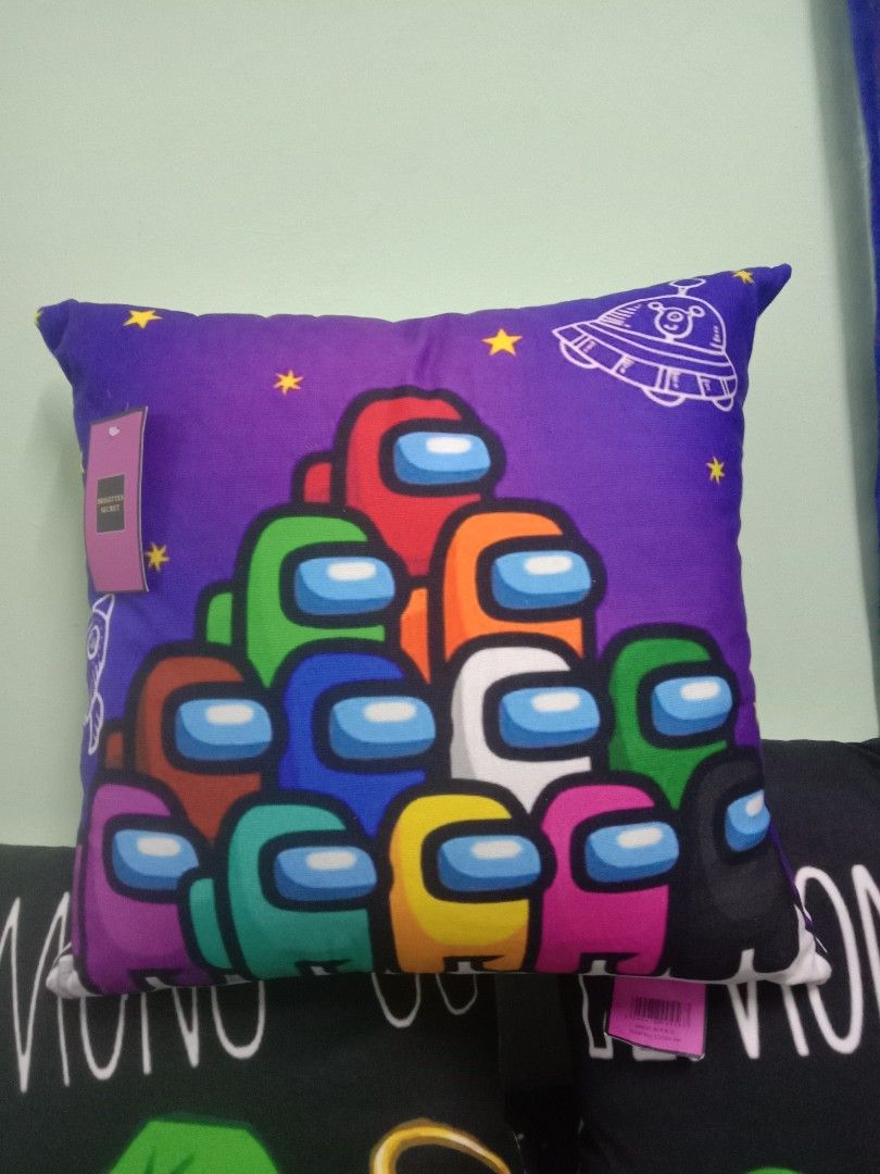 among us pillow, Hobbies & Toys, Toys & Games on Carousell