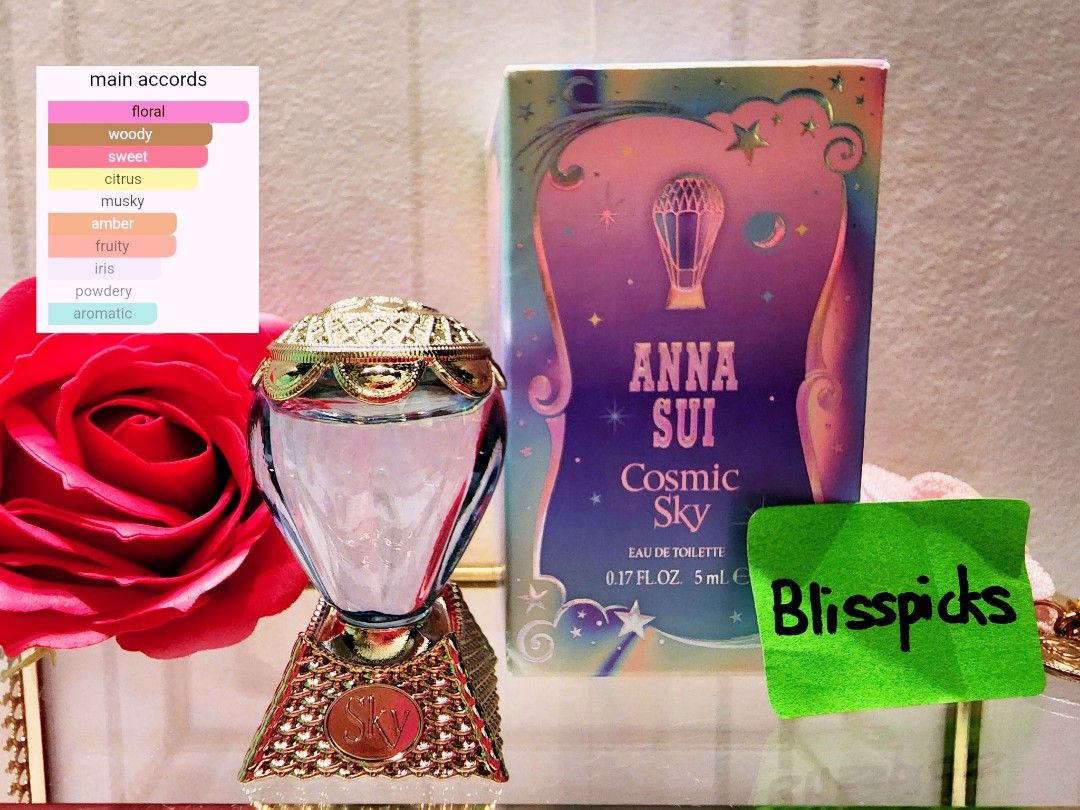 Anna Sui Cosmic Sky 5ml perfume miniature, Beauty & Personal Care, Fragrance & Deodorants on