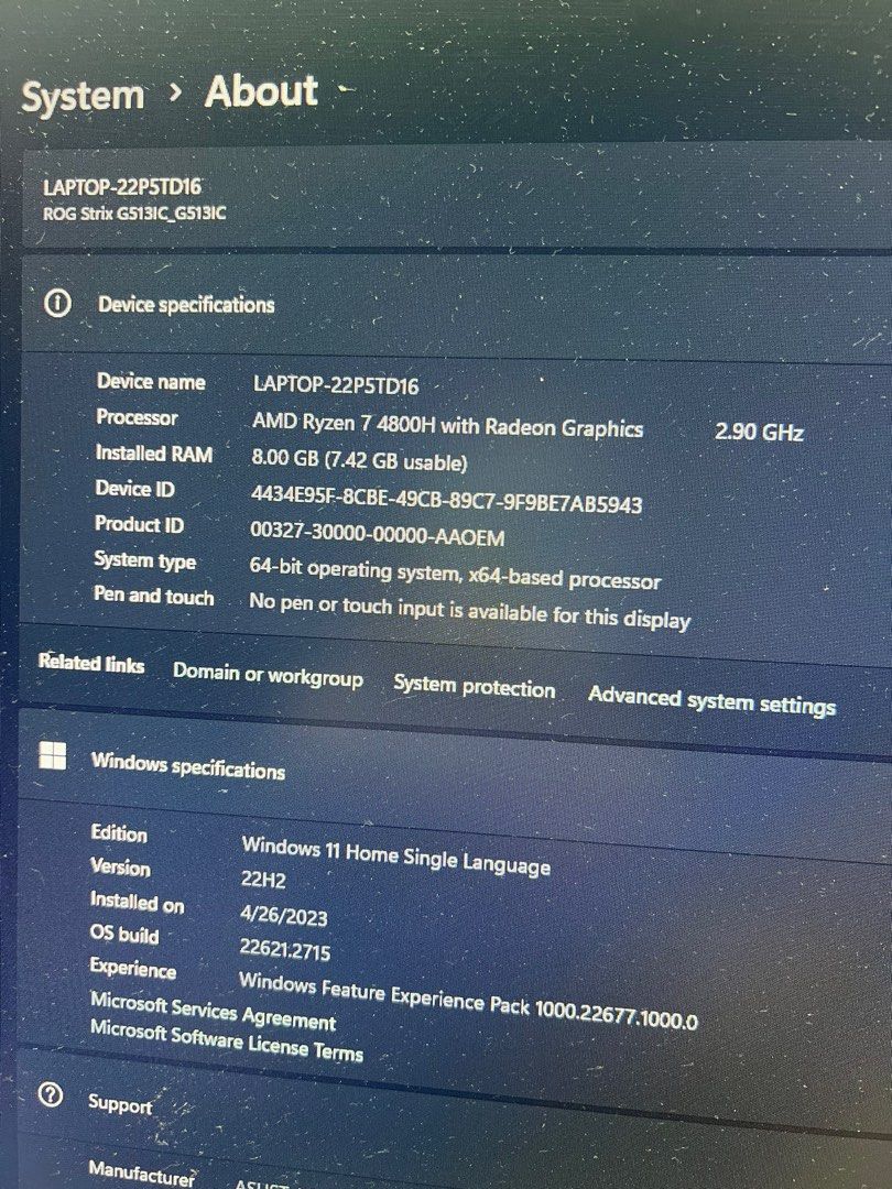 ASUS ROG STRIX G15, Computers & Tech, Laptops & Notebooks on Carousell