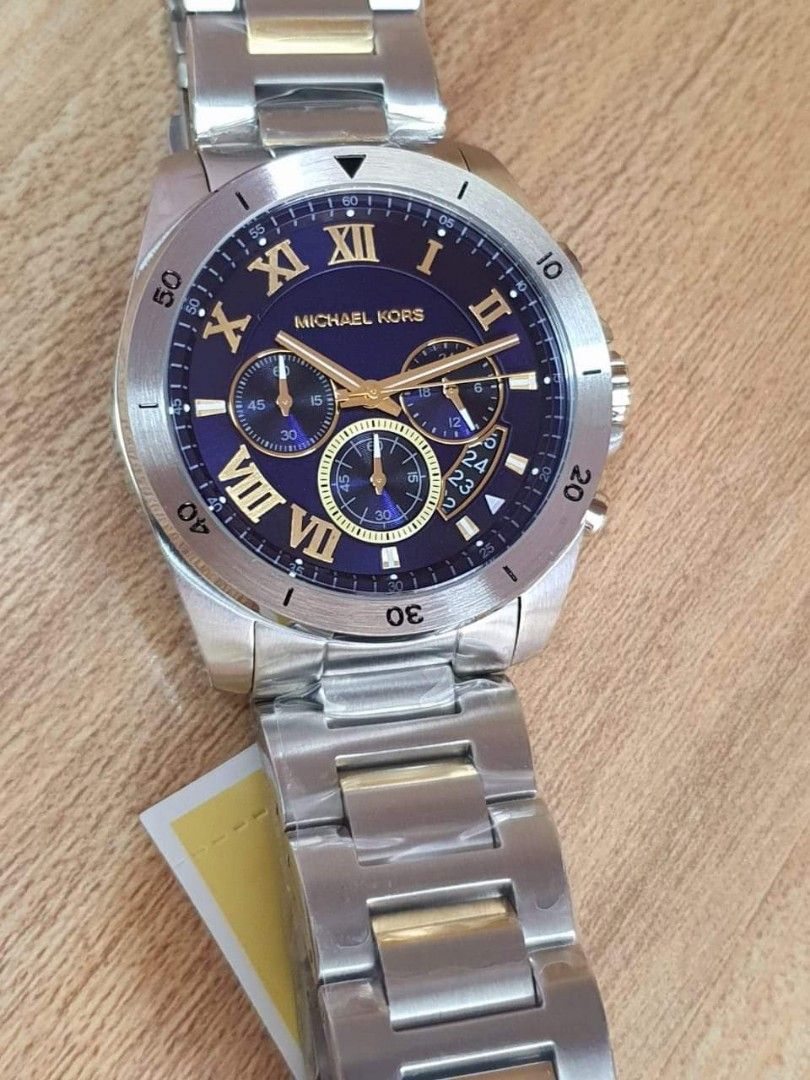 Authentic Brecken Chronograph Blue Dial Men s Watch Item No