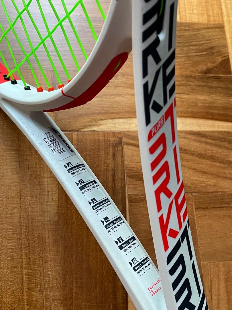 Babolat Pure Strike Lite, Sports Equipment, Sports & Games, Racket ...