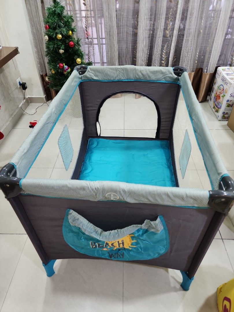 Baby playpen with mattress discount