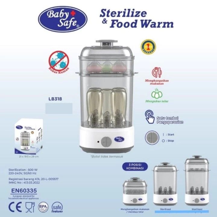 Baby safe 2024 steam sterilizer