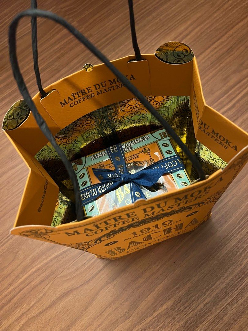 Bacha Coffee with paperbag, Food & Drinks, Beverages on Carousell