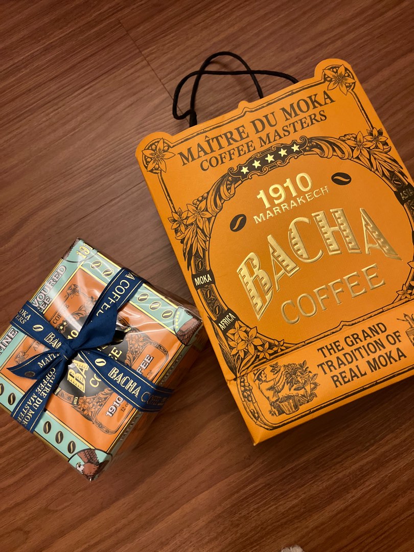 Bacha Coffee with paperbag, Food & Drinks, Beverages on Carousell