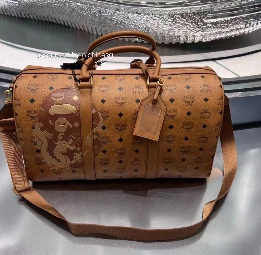 BAPE X MCM POTTOMAR LUNAR NEW YEAR VISETOS WEEKENDER MED Luxury