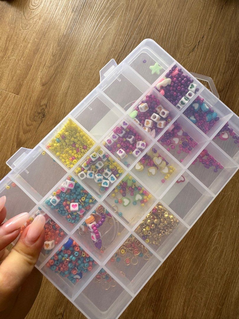 Beads set (Category: Craft Supplies & Tools) located in Mandaluyong City. Submitted by trinket.ph (Listing ID 1277172328, Image 2). Description: Random beads.