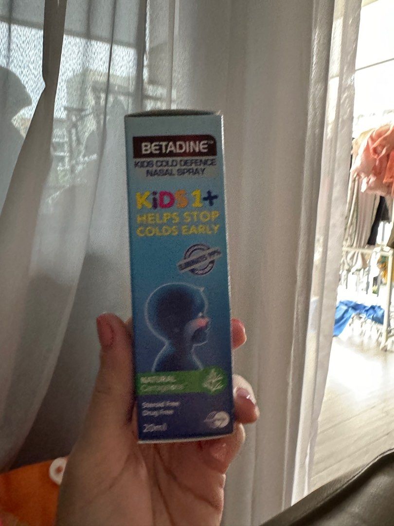 betadine kids cold defence nasal spray, Babies & Kids, Nursing