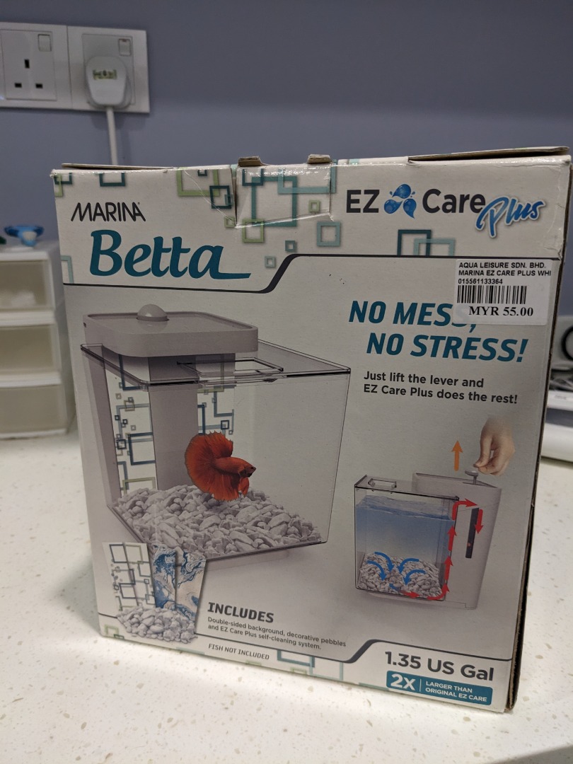 Betta fish tank 5L Marina Ez Care Pet Supplies Homes Other