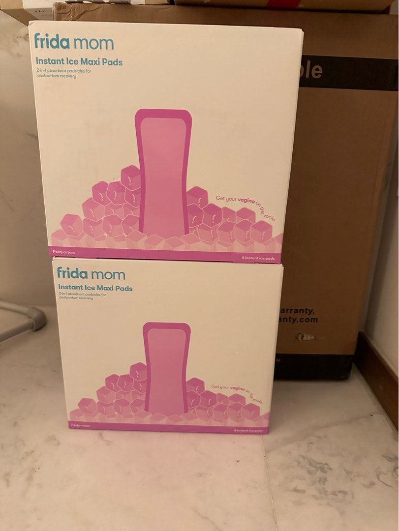 Frida Mom Instant Ice Maxi Pads- box of 8, Babies & Kids, Maternity Care on  Carousell