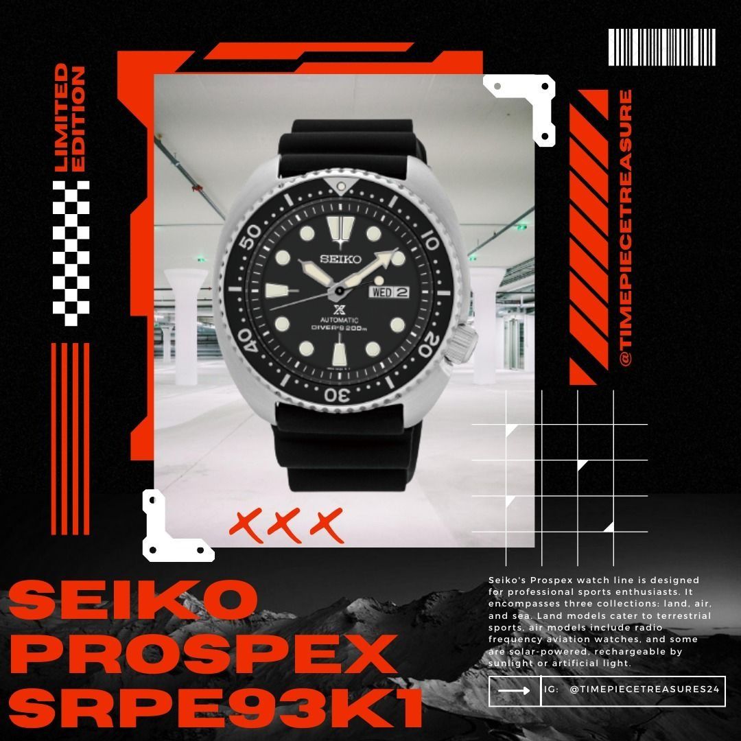 BNIB SEIKO PROSPEX DIVER SRPE93K1 BEST PRICE Men s Fashion