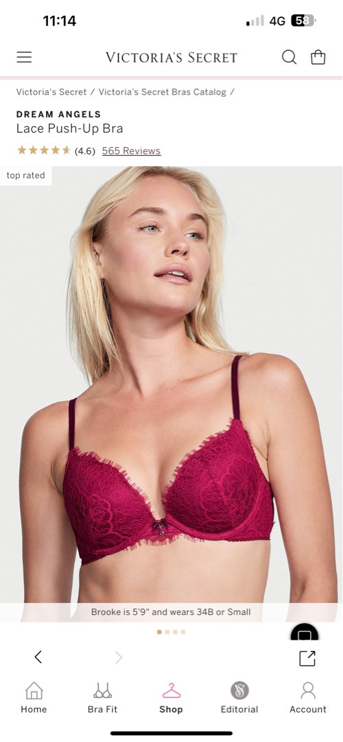 Victoria's Secret Dream Angels Wicked Red Bow Pushup UK