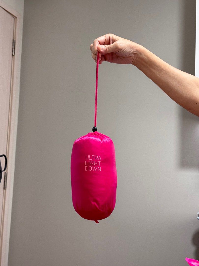 BNWOT UNIQLO ultra light jacket pink, Women's Fashion, Coats