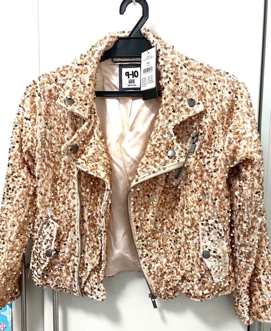 Girls sequin blazer hot sale