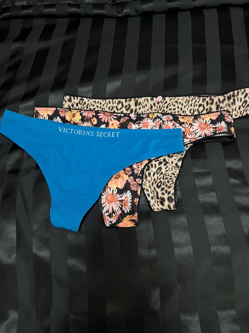 BNWT Victoria's Secret Thongs (US Size L) 3 for $10, Women's