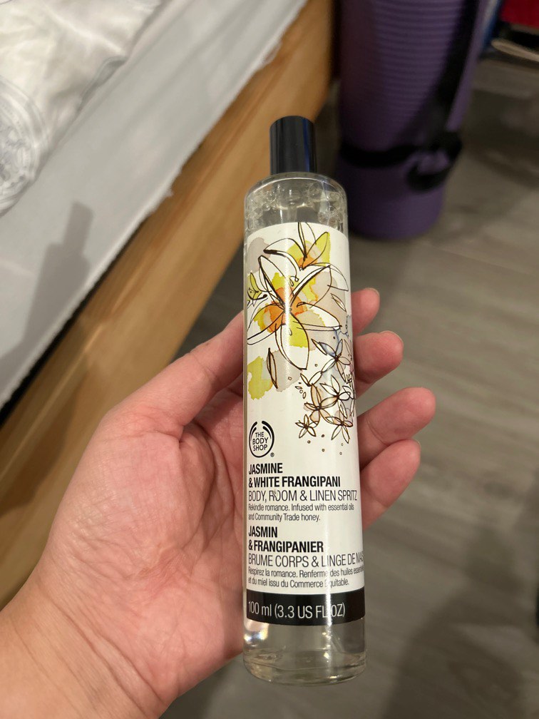 The body shop sales jasmine and white frangipani