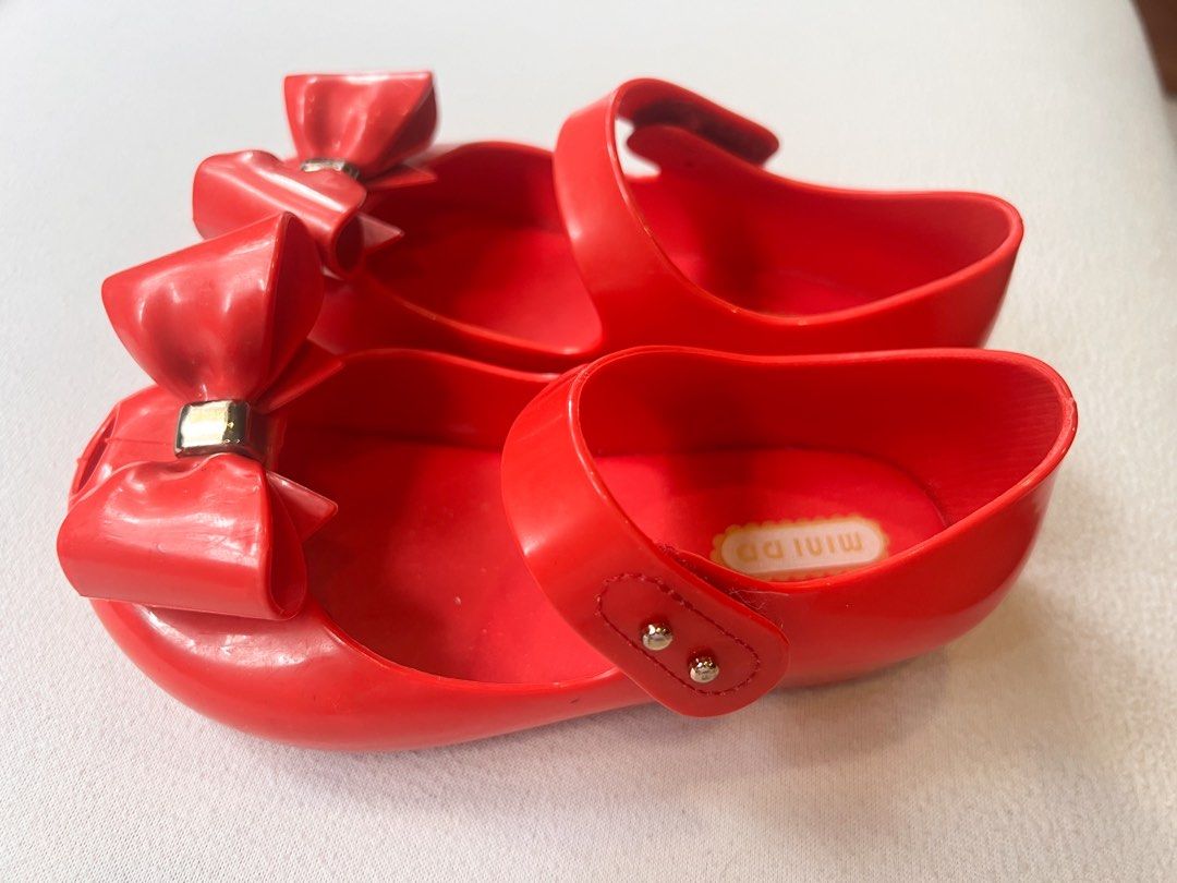 BRAND NEW Mini Melissa like Red Shoes Babies Kids Babies